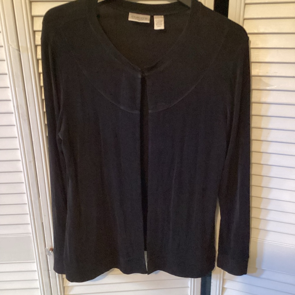 Women's Black Long Sleeve Top, REDUCED